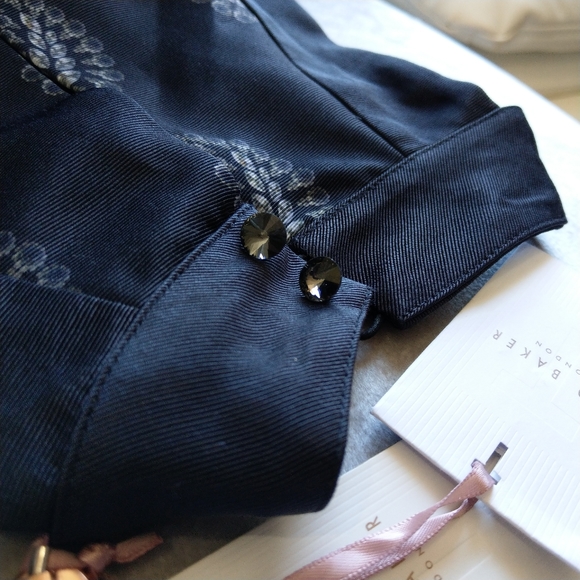 🍒NWT🍒 TED BAKER EMBELLISHED PAISLEY DRESS - Picture 10 of 12